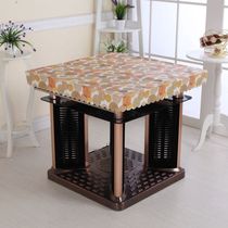 PU leather table cover Fire frame leather cover electric heating furnace Electric oven fire quilt cover leather cover leather desktop Mahjong table leather cover