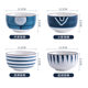 Ceramic rice bowl dinner plate soup bowl chopsticks simple nordic ins style creative 2/4/6 ceramic dishes spoon tableware set Ceramic rice bowl dinner plate soup bowl chopsticks simple nordic ins style creative 2/4/6 ceramic dishes spoon tableware set
