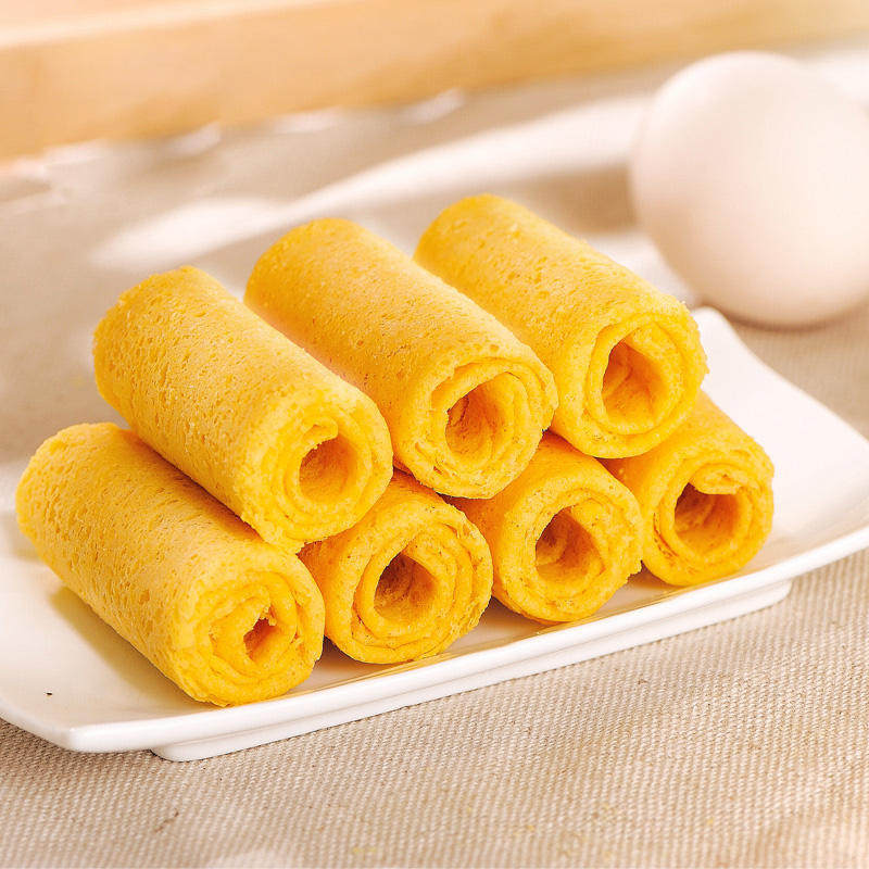 奥莱曼蛋卷 泰国进口蛋卷零食 榴莲椰奶芒鸡蛋