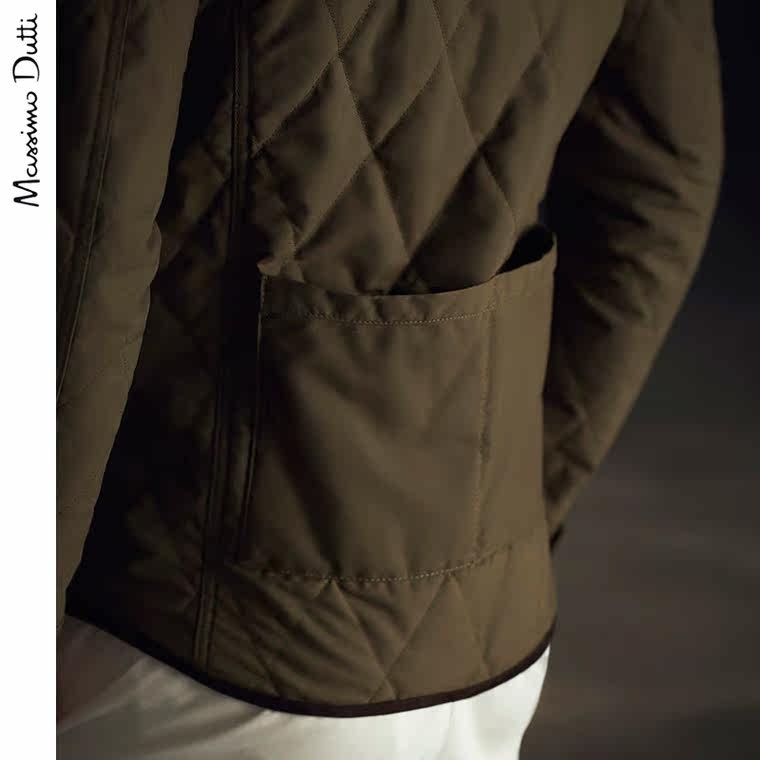 Massimo Dutti 男装 限量版全棉厚外套 03432145505