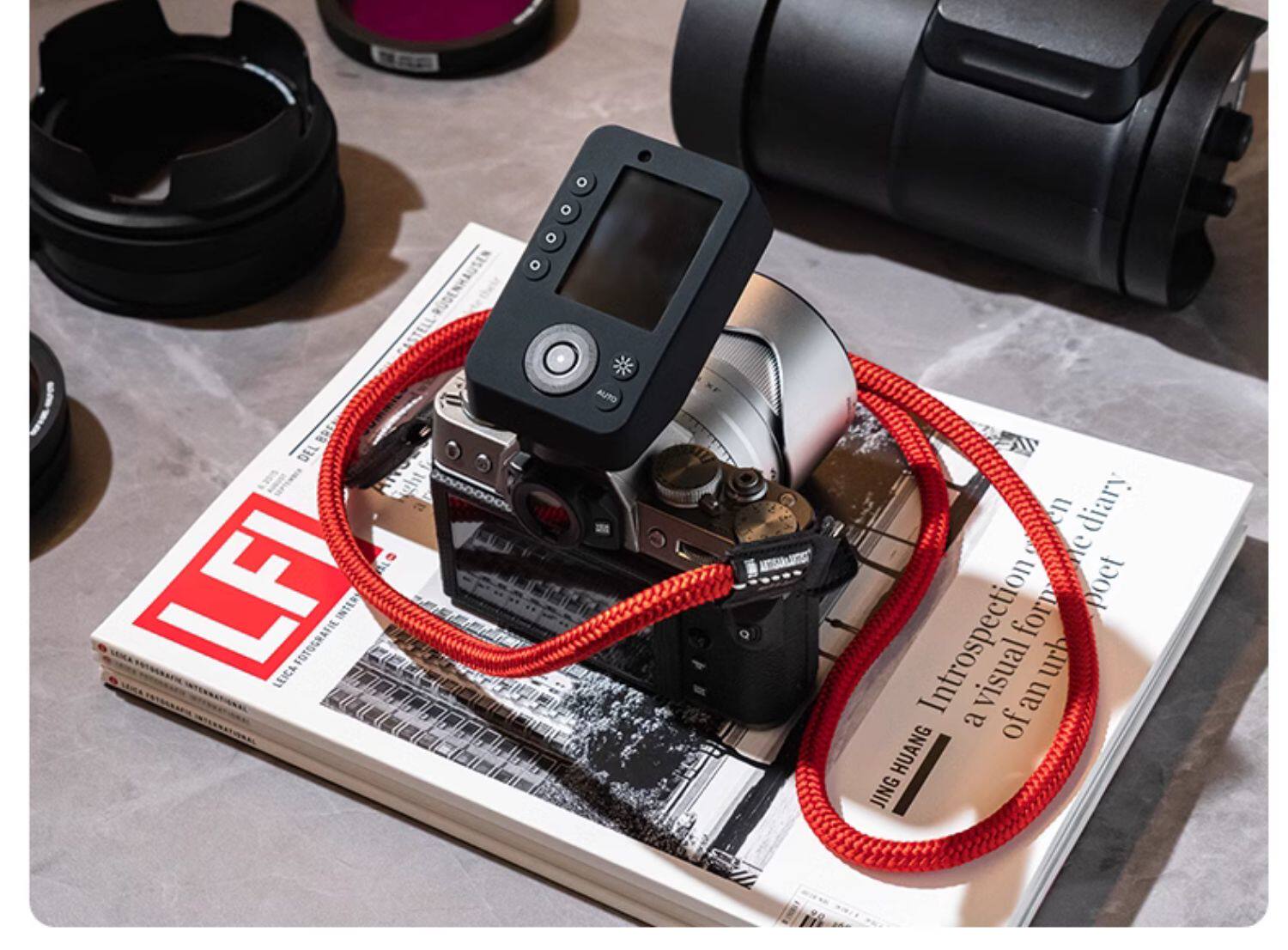 适用profoto保富图connect pro遥控引闪器徕卡版本硅胶保护套热靴闪光