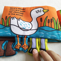 0-1-3 years old baby cloth book Baby early education Cloth book three-dimensional book touch tear not rotten newborn educational toys