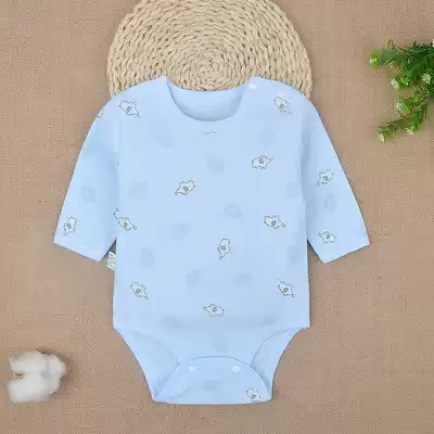 Baby Grand romper jumpsuit long sleeve hu du bao pi yi neonatal male and female baby Autumn pajamas base shirt
