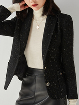 Gaoding small fragrant wind jacket catwalk star high luxury premium short suit niche Zhou Yutong same style fried Street