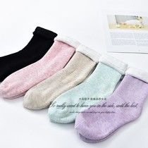 Warm and melt ~ fresh color ~ plus velvet thick socks in autumn and winter warm womens socks (no refund)