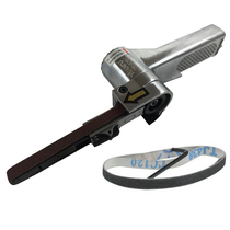 Taiwan Oil Valley Pneumatic Sand Belt Machine Industrial Grade Fine Straight Polished Narrow Angle Metal Furniture Aviation Tool