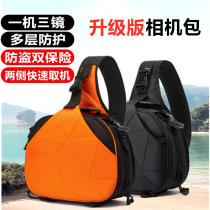 Canon Photo Bag Single Shoulder Small 80D Single Counter Camera Bag Inclined Cross-Pack Male And Female 5d3 Micro Single Triangle Bag Waterproof