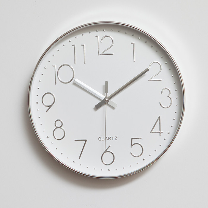 Buy Large numbers simple Nordic style wall clock living room modern