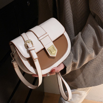 This Year Pop Retro Chain Skew Satchel Bag Womens Summer 2022 New Burst Fashion 100 Lap Single Shoulder Saddle Bag