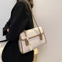 Net Red simple bag 2021 new fashion portable large capacity tote bag womens bag senior sense of foreign style shoulder bag