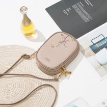 Mobile Phone Bag Womens Slanted Satchel Bag 2022 New Tide Fashion 100 Lap Single Shoulder Small Satchel Mini Cell Phone Bag