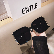 Hong Kong 2022 New Tide Cards Korean Version Polarized Sunglasses Womens Anti-Ultraviolet Personality Black Sunglasses Female Summer