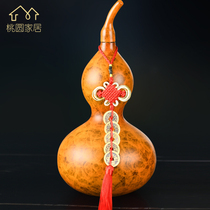 Pure Copper High Temperature Color Open Gourd Cashmere Ornaments Home Décor All Copper Gourd Crafts Decorations
