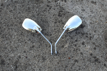 Universal motorcycle reflective mirror drill leopard HJ125K rearview mirror inverted car mirror sharp EN125-2A reflective mirror