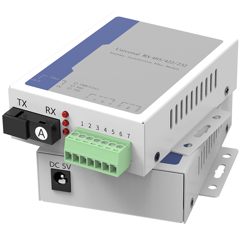 hualixin three-in-one rs232/422/485 serial port data industrial control optical cat optical transceiver data to fiber optic extender pair