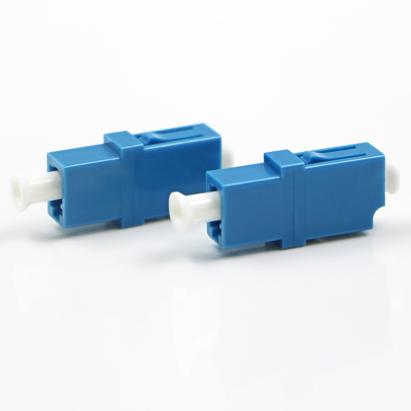 hua lixin fiber optic coupler lc-lc simplex flange carrier grade connector lc fiber adapter