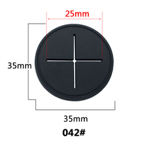 Spot PVC headphone Label diameter 35mm Luggage Headphone Hole Brands Logo Glue Mark CD Wire Outlet