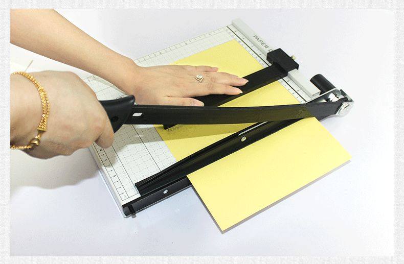 a4 切纸刀 手动裁纸刀切纸机 名片卡片相片切刀 切纸器切割 木制_双氙