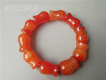 Antique Jade bag genuine natural red agate jade vase shape bracelet women bracelet Diamond special price