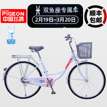 Flying pigeon bike Womens lightweight work riding commuting lady fashion constellation retro bike Pisces