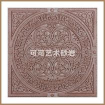 Pailishi new two-color paint art entrance sofa background wall brick TV background wall brick floating printing