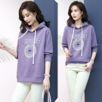 Even cap printing necropolis women 2022 new spring and autumn clothes casual sports loose sleeves lady blouses