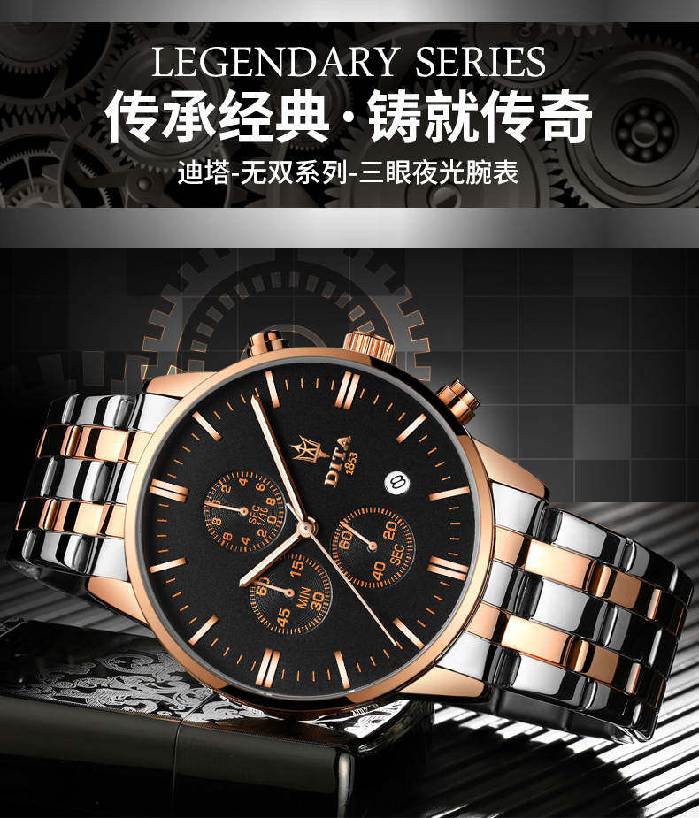 产品参数:品牌:迪塔型号:ws006手表种类:男风格:时尚表带材质:金属