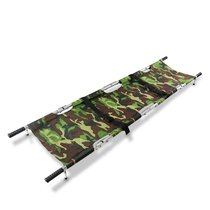 Emergency life-saving stretcher Folding steel stretcher Hospital folding stretcher Aluminum alloy stretcher Stainless steel stretcher