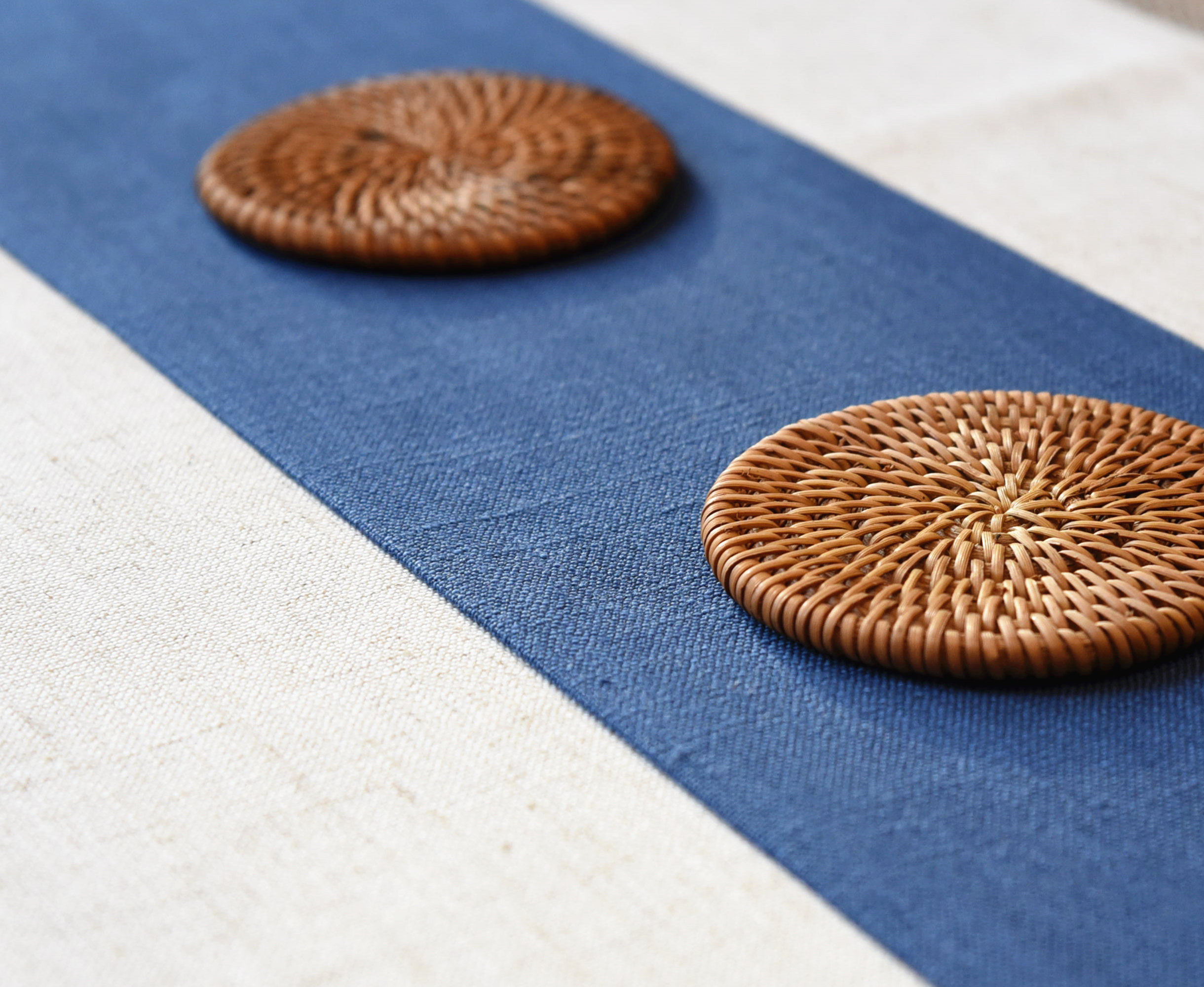 中式禅意桌旗纯色棉麻茶席日式餐桌茶旗茶杯垫茶室茶艺定制茶道用