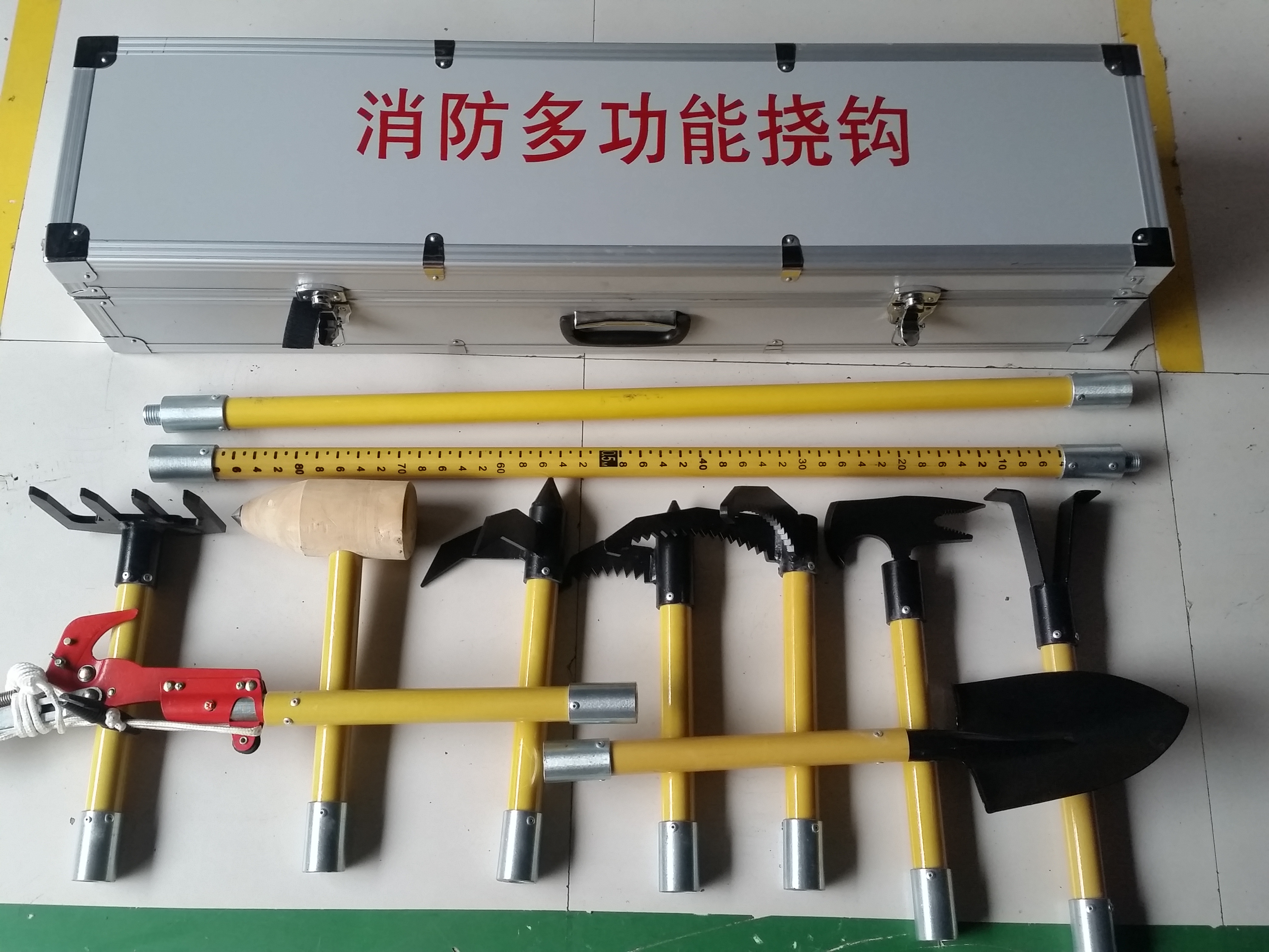 消防挠钩消防多功能挠钩破拆工具组救援工具组消防队专用消防挠钩