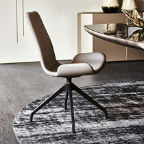 Italian light luxury computer chair home rotating study desk chair backrest armrest office chair electric sports chair