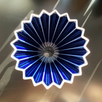 Japanese ORIGAMI ORIGAMI cake filter Cup hand brewed coffee ceramic drip V60 champion filter Cup original wooden tray