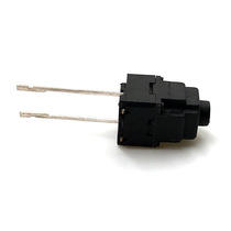 One = 10 environmentally friendly middle two feet key switch electrical light touch switch waterproof high-quality button switch source