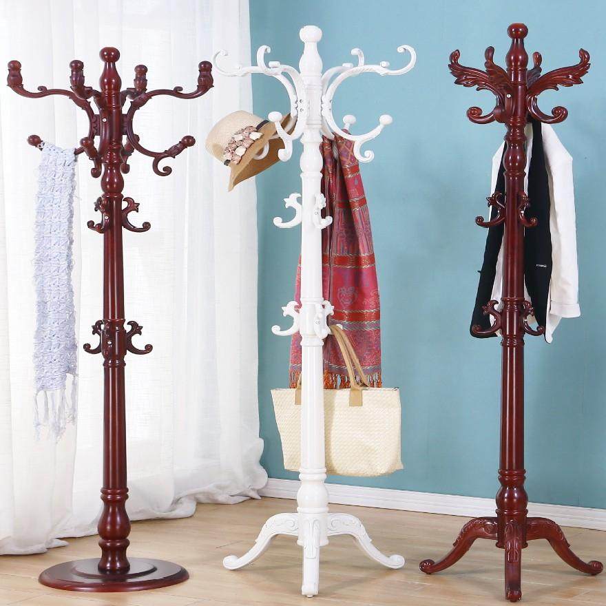 一折大衣架 落地 实木