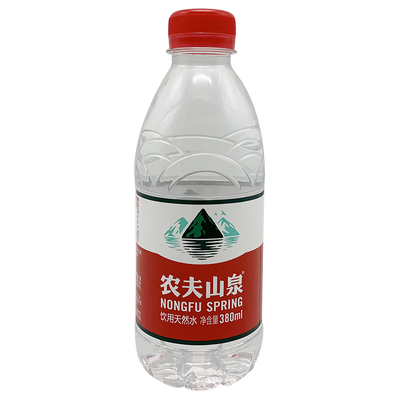 农夫山泉饮用天然水380ml24瓶箱天然弱碱性水