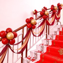 Wedding Accessories Wedding Spare room Placement Decorative Stairway Guardrails Winding veil Mantle Creativity Brief