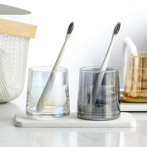 Toothbrush Cup Suit Combined Family Toiletries Cup Home minimalist Nordic lovers a pair of creative glass stomp cups