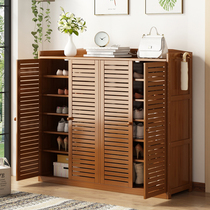 Shoe rack simple door storage bedroom dust shoe cabinet New 2020 explosion Net red shoe rack home beautiful indoor