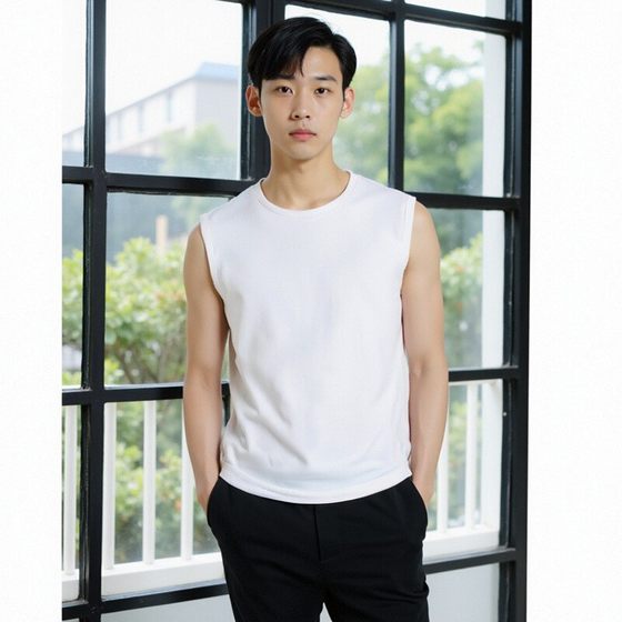 Vest short-sleeved T-shirt pure cotton summer boys top casual men's body T-shirt inner fitness vest sports
Vest short-sleeved T-shirt pure cotton summer boys top casual men's body T-shirt inner fitness vest sports