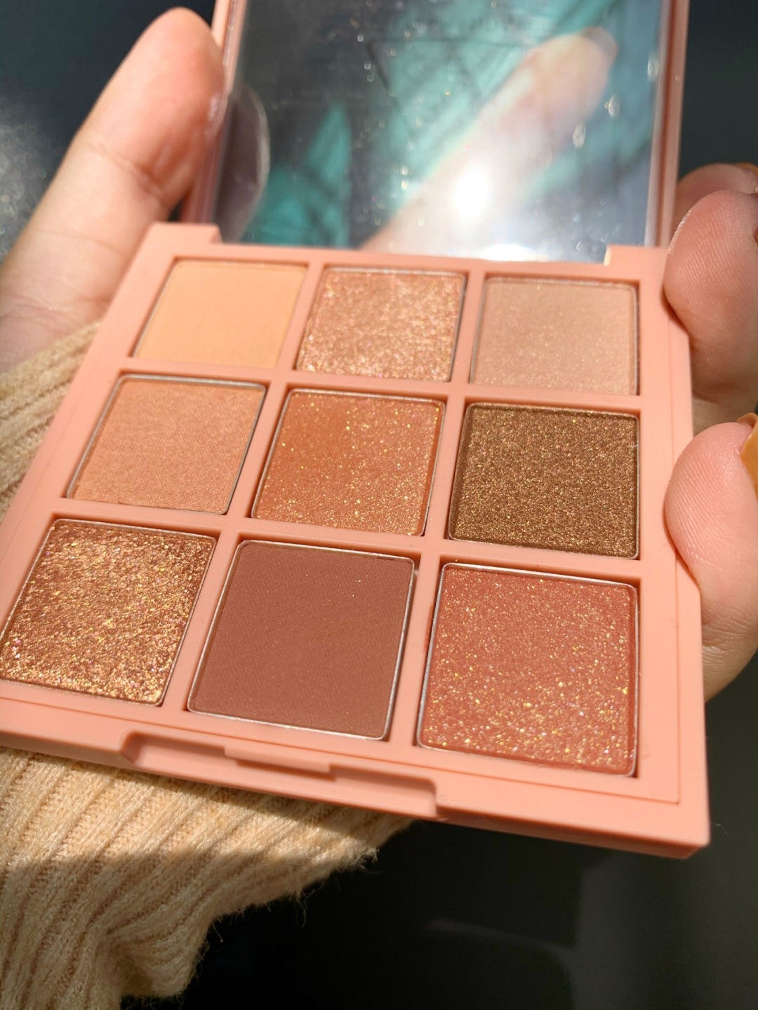 3ce九宫格眼影overtake橘棕盘