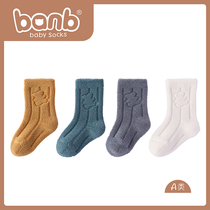 Bambi baby socks Spring and Autumn Winter cotton New newborn baby stockings 0-3 months loose mouth cute 1 year old