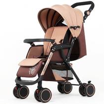 Baby ultra-light portable can only sit on folding four-wheel hand push umbrella car baby boy cart