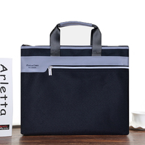 Briefcase small file bag canvas b4 handbag fashion office bag information bag simple business bag conference bag