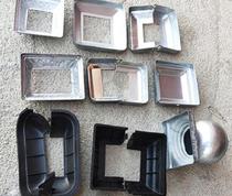 Railing stairway decoration lid column square lid bottom lid combined iron pipe armrest ball flower leaf door decorative iron art