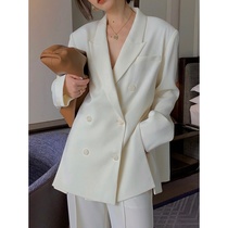 Wutong Shangshe (counter) white suit casual jacket 2021 new female spring dress foreign style new products