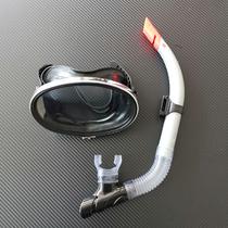 Large frame swimming goggles anti-fog waterproof high-definition professional swimming goggles men and women diving swimming equipment two-in-one snorkel