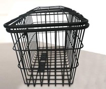 Rear shelf front bicycle basket frame basket front trailer basket electric car Blue basket idyllic bicycle head basket Universal