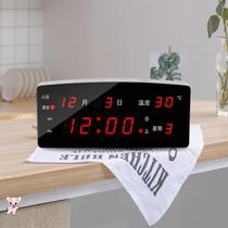 Digital clock led electronic clock creative luminous plug-in desktop digital perpetual calendar alarm clock wall clock calendar clock calendar clock