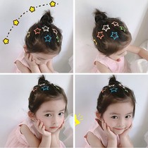 Pentagram BB clips Korean baby cute Soft girls loving colorful word clip Liu Haiclip Girl Hair Clip Hair Clip