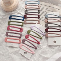 2020 South Korea Hair Accessories Cute 100 Hitch Color BB Clip Side Clip Sweet Beauty Geometric Ins Liu Sea Clip Hairpin Hairpin Clip